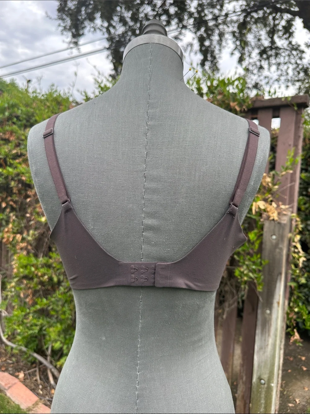 aerie seamless molded cup bra - brown